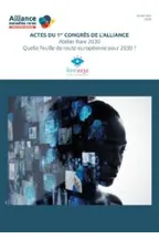 Couverture des actes de l'atelier Rare 2030