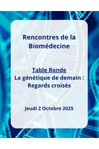 Visuel de l'édito des Rencontres de la Biomédecine