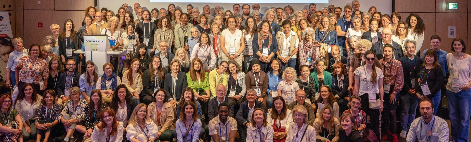 Photo de groupe des participants au Congrès 2026 de l'Alliance maladies rares